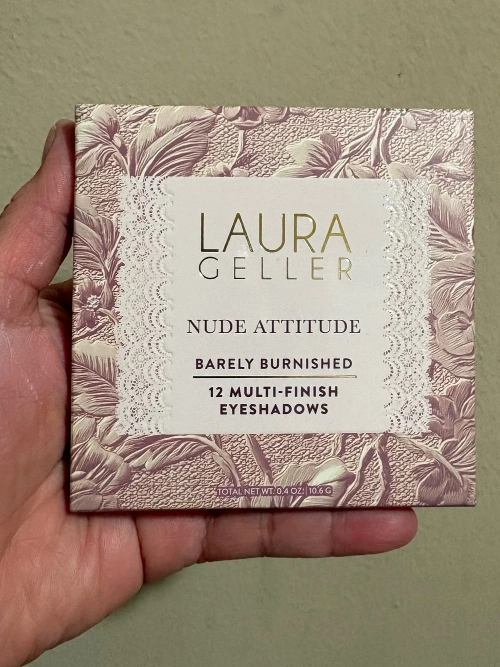 Laura Geller Nude Attitude Barely Burnished 12Color Eyeshadow Palette Brand New